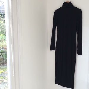 KIT & ACE | Turtleneck Midi Dress Black Size S